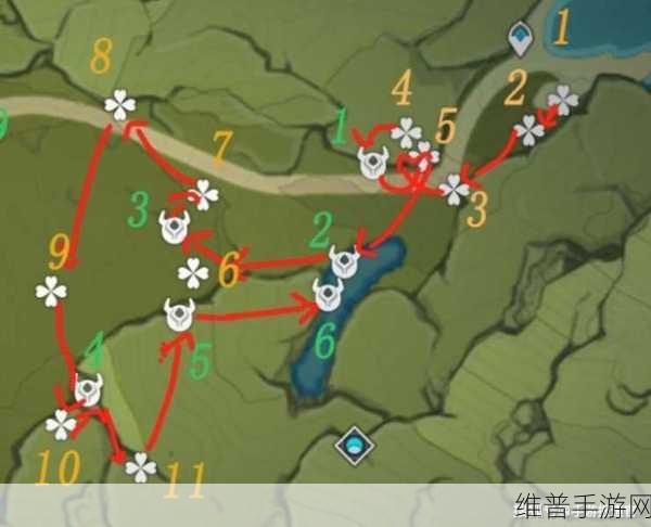 原神肃霜之路逐月符详细位置及寻找攻略