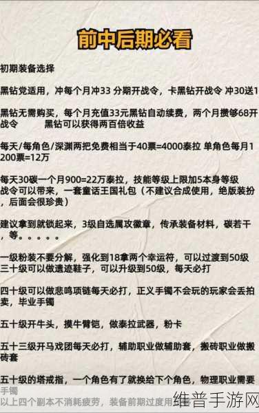 DNF 手游，轻松获取远古遗愿的终极秘籍