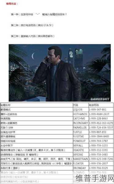 GTA5 手游，成为飞行大师的必备秘籍