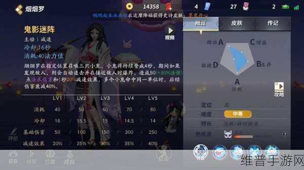 决战平安京烟烟罗新手必读,全面掌握入门精髓与深度玩法