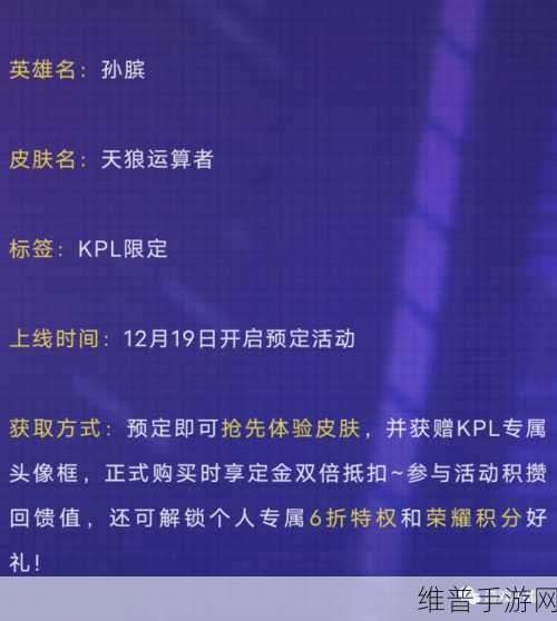 王者荣耀孙膑 KPL 皮肤低价入手秘籍大公开