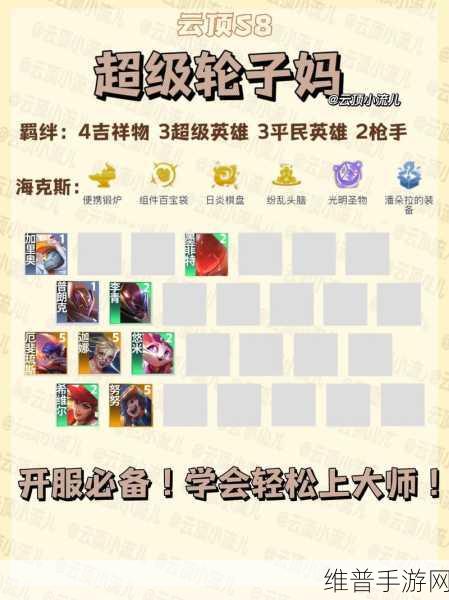 云顶之弈手游轮子妈出装秘籍全解析