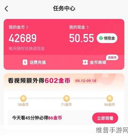 快手极速版升级看广告秘籍大揭秘