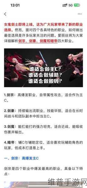 DNF 手游男女漫游全方位对比与选择指南