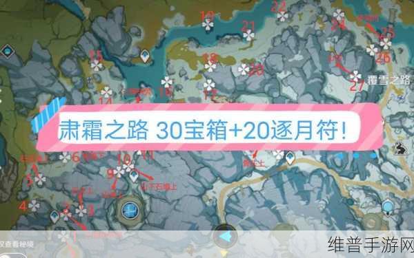 原神雪山逐月符全位置揭秘,肃霜之路篇