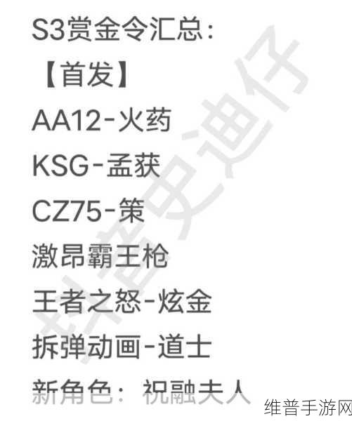 CF 手游赏金令 800 级奖励全解析