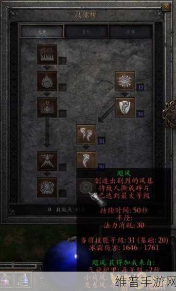 暗黑破坏神 2 重制版，德鲁伊技能全解析与开荒秘籍