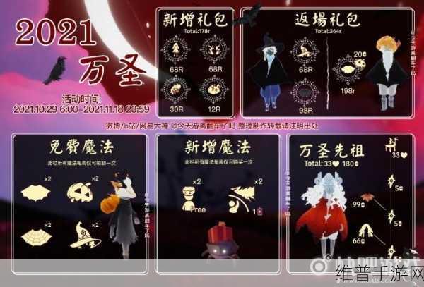 光遇万圣节惊喜礼包 价格全知道