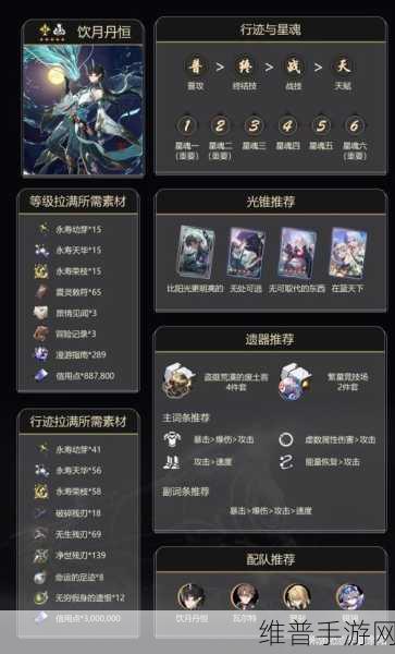 崩坏星穹铁道，饮月全程高速 3A 阵容无敌搭配指南