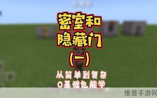 我的世界，简易隐藏门与隐藏地下室秘籍大公开