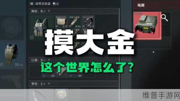 三角洲行动，解锁第一把大金的终极秘籍