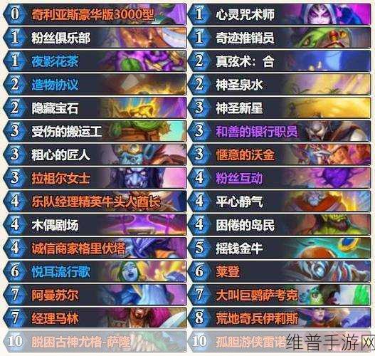 炉石传说标准模式宇宙德卡组构建秘籍