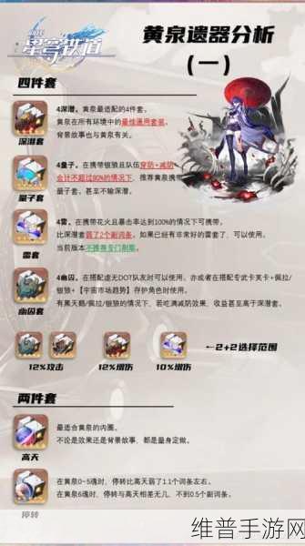 星穹铁道黄泉遗器属性词条全解析