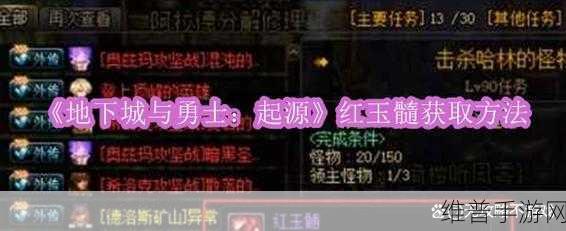 DNF 手游，探索红玉髓的获取秘籍