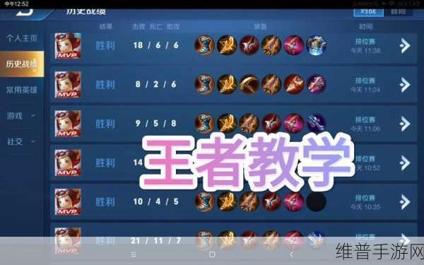 王者荣耀辅助技能携带秘籍