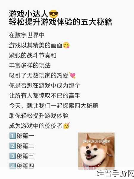 手游秘籍，深度解析游戏攻略与技巧