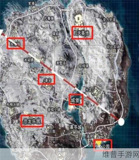 和平精英绿洲世界华科眼镜湖位置全解析