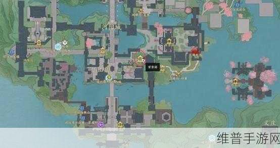 诛仙世界，河阳城踏花浴月地点大揭秘
