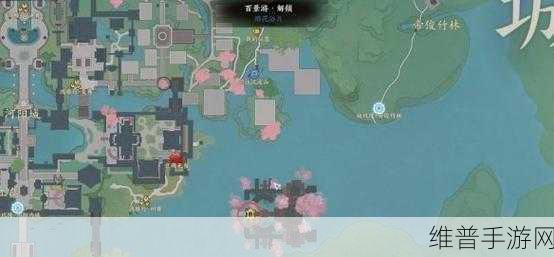 诛仙世界，河阳城踏花浴月地点大揭秘