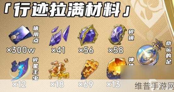 崩坏星穹铁道彦卿等级突破材料全解析