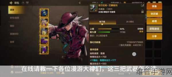 DNF 男漫游属性抉择，探寻最佳之路