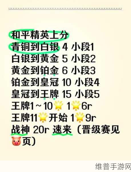 和平精英段位等级全解析及查看指南