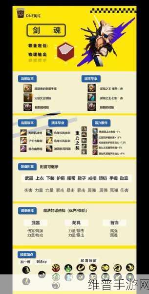 2024 国庆版地下城与勇士手游剑魂完美加点指南