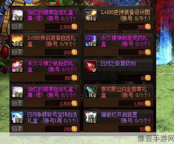 DNF2025 版本阿修罗白金徽章最佳选择指南