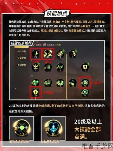地下城与勇士手游，缔造者完美加点指南