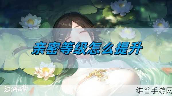 江湖如梦亲密等级提升秘籍大公开