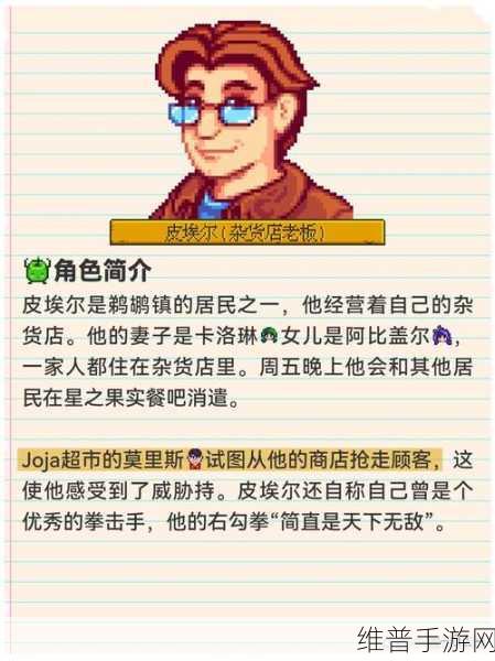 星露谷物语皮埃尔布告任务全解析