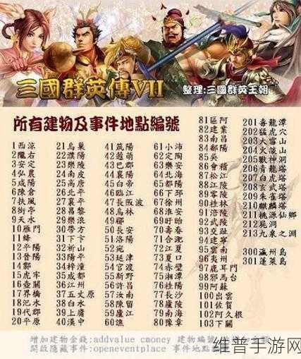 三国群英传 7 文官封官全指南