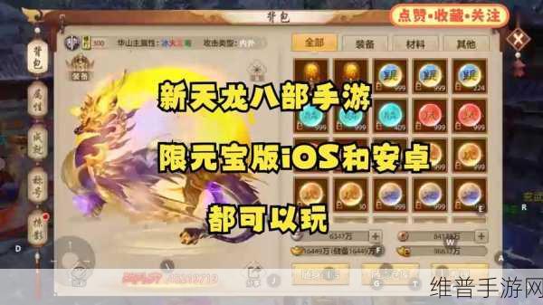 天龙八部手游元宝用途全解析
