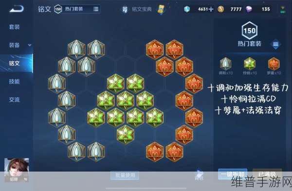 嗨氏肉貂蝉出装秘籍，制霸战场的不败之法