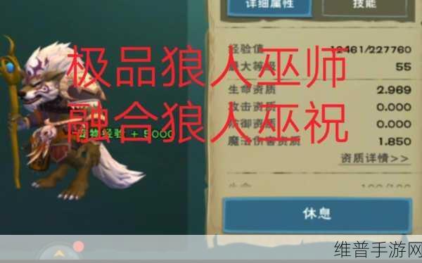 创造与魔法狼人巫祝进阶资质不足的完美解决之道