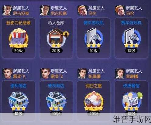 影业梦想家，角色培养秘籍大公开