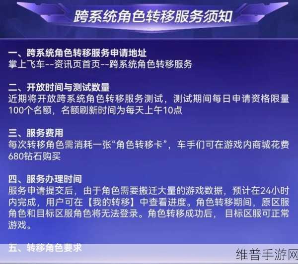 QQ 飞车手游安卓转苹果的全方位攻略指南