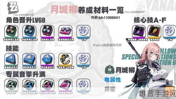 绝区零月城柳培养秘籍大公开