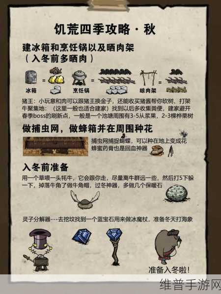 饥荒联机新手开荒秘籍，必备注意事项与技巧