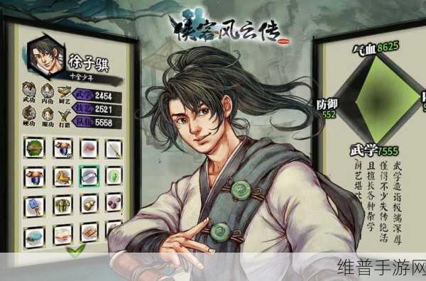 侠客风云传手游，无限极限流的绝佳武学搭配秘籍
