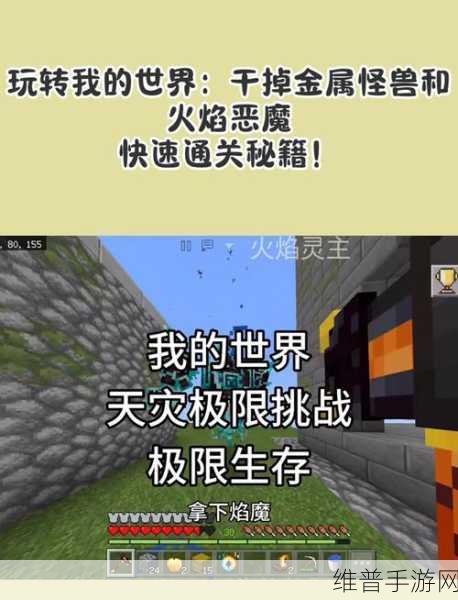 我的世界，战胜四大怪物的终极秘籍