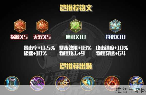 王者荣耀，铠的无敌出装秘籍