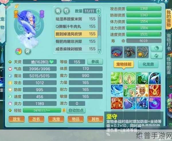 神武 3 手游普陀宠物搭配秘籍大公开