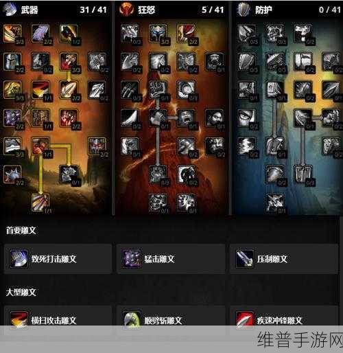 魔兽世界防战雕文:魔兽世界:防战雕文搭配攻略【专题】