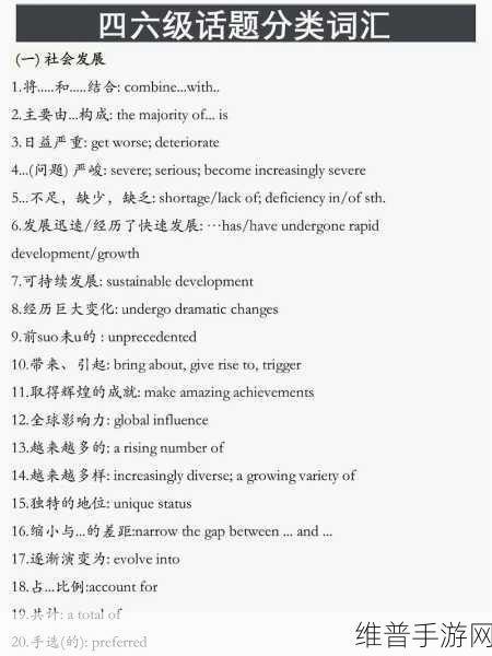 英语老师要看我的小积积:英语大冒险:解锁词汇宝藏【专题】