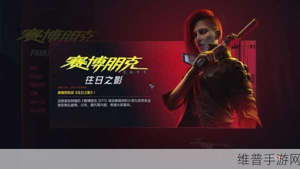 赛博朋克新dlc:赛博朋克:暗影狂飙【专题】