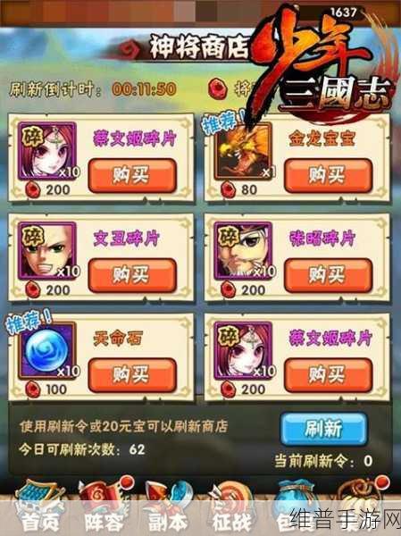 少年三国志，名将升级全攻略指南