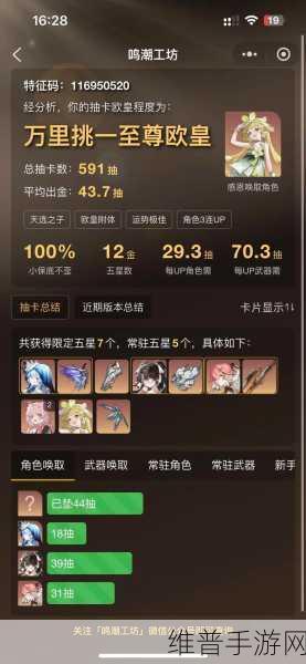 鸣潮灯灯武器选择指南 助你称霸战场