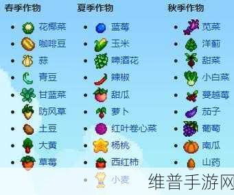 星露谷物语农作物品质大揭秘