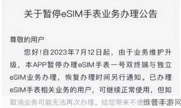 2024年电信esim又停办了吗:手游玩家必看:2024年电信eSIM办理攻略【专题】